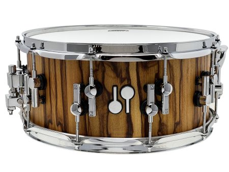 REDUCED - SONOR SQ2 14  x 6.5  Beech African Marble Snare Drum in High Gloss Supply