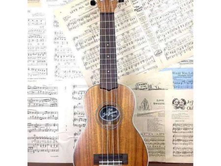 Laka ‘The Joe Brown’ Soprano Ukulele (incl. Hard Case) Hot on Sale