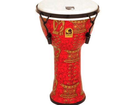 Toca Freestyle II 9  Mechanically Tuned Djembe in Thinker on Sale