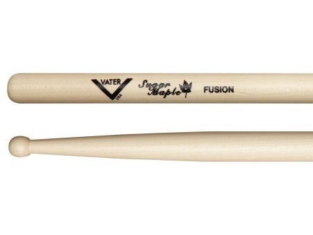 Vater Sugar Maple Fusion Wood Tip Drumsticks Online now