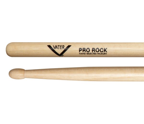 Vater Pro Rock Wood Tip American Hickory Drumsticks Cheap