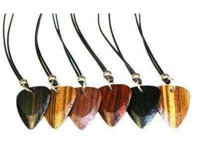 Timber Tones Wooden Plectrum Necklace Sale