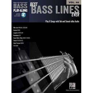 Best Bass Lines Ever Vol.46 Play-Along Hal Leonard Fashion