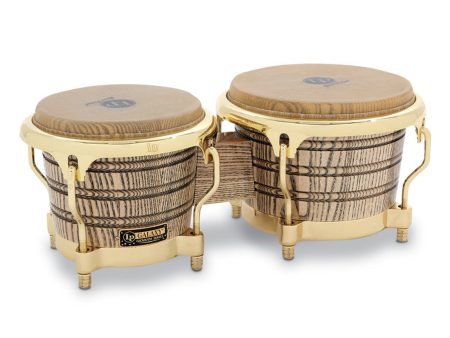 LP Giovanni Galaxy Wood Bongos Gold Hardware Online Sale