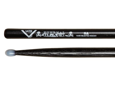 Vater Eternal Black 5A Nylon Tip Drumsticks Online