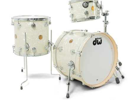 DW Collector s Series 3-Piece Shell Pack in Vintage Marine For Cheap