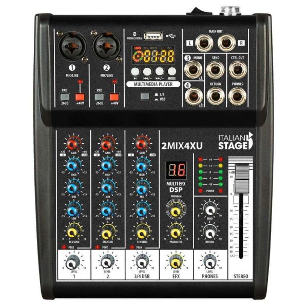 Proel Professional Stereo Mixer Supply