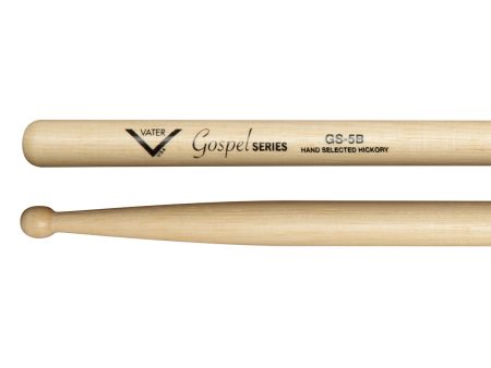 Vater Gospel 5B Wood Tip Drumsticks Discount