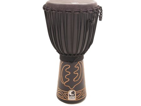 Toca Black Mamba 12  Roped Tuned Djembe Online Hot Sale