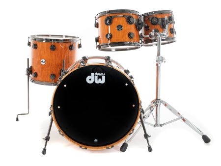 DW Collector s Series 4-Piece Shell Pack in Anniversary Stain over Super Curly Maple on Sale