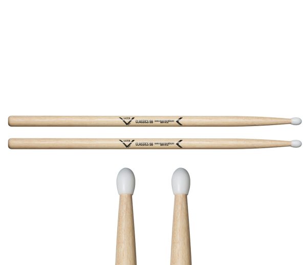 Vater Classics 5B Nylon Tip Drumsticks Online Hot Sale