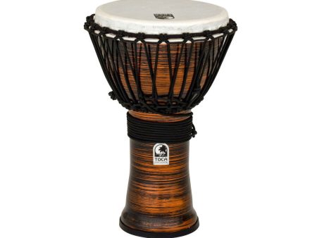 Toca Freestyle II 9  Rope Tuned Djembe in Spun Copper on Sale