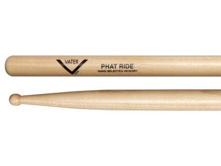 Vater Phat Ride Wood Tip American Hickory Drumsticks For Discount