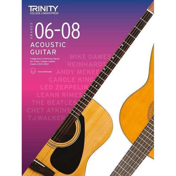 Trinity Graded Acoustic Guitar Books (2020 - 2023) Discount