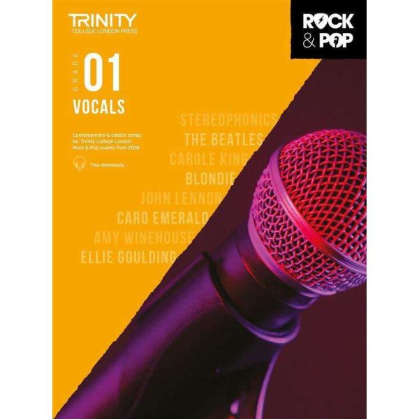 Trinity Rock & Pop 2018 Exam Book (for Vocals) Fashion