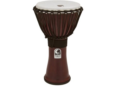 Toca Freestyle II 10  Rope Tuned Djembe in Spun Copper Online Hot Sale