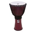 Toca Freestyle II 10  RopeTuned Djembe in Dark Red Online