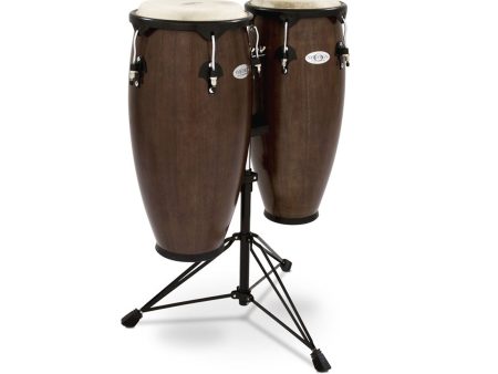 Toca Synergy Conga Set with Double Stand in Tobacco Online Hot Sale