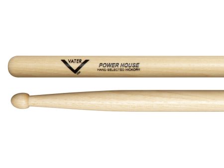 Vater Power House Wood Tip American Hickory Drumsticks For Sale