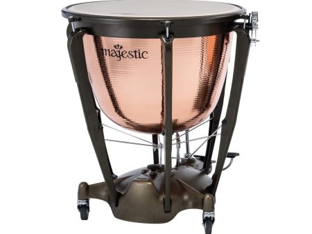 Majestic Symphonic Grand 32  Polished Copper Timpani, Hand & Foot Tuner Online now