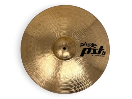 Pre Loved Paiste PST5 20  Medium Ride Cymbal For Cheap