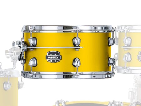 Mapex Saturn Evolution Maple Blend 14  x 6.5  Snare Drum In Tuscan Yellow For Sale