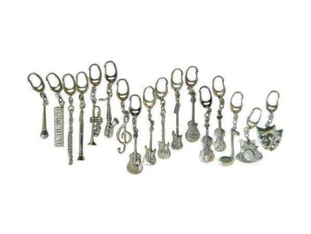 The Music Gift Company - Pewter Keyrings Online Sale