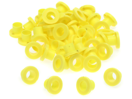 Danmar 100 Pack Nylon Tension Rod Washers - Yellow Online Hot Sale