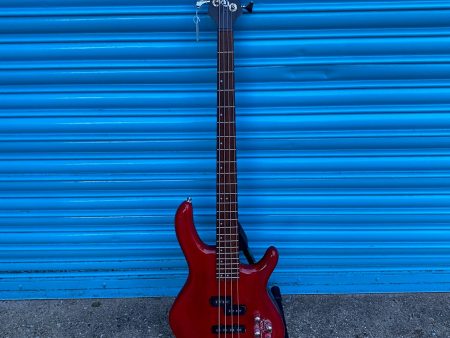 Cort Action Plus 4 String Bass - Trans Red Sale