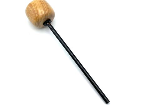 Danmar Clear Hardwood Bass Drum Beater - Black Shaft on Sale