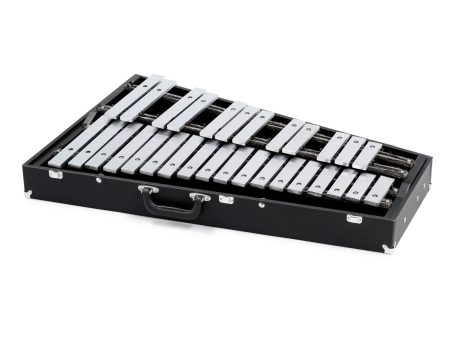 Majestic Concert Steel Double Pin Bar 2.5 Octave Glockenspiel For Sale