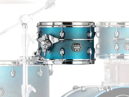 Mapex Saturn Evolution Maple Blend 14  x 6.5  Snare Drum In Exotic Azure Burst Hot on Sale