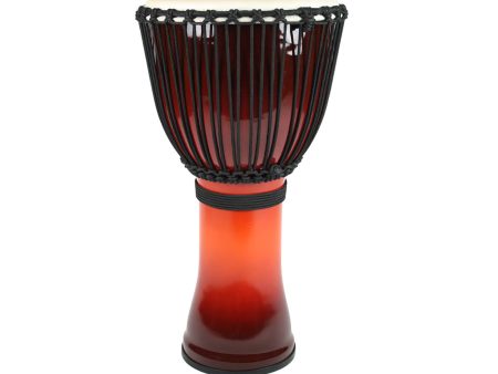 Toca Freestyle 7 Rope Tuned Djembe in African Sunset For Cheap