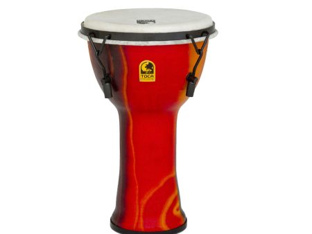 Toca Freestyle 9  Mechanically Tuned Djembe in Fiesta Fashion