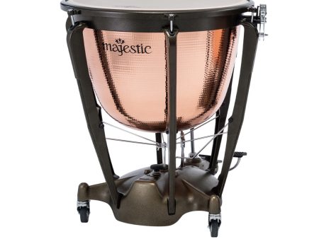 Majestic Symphonic Grand 32  Hammered Copper Timpani With Hand Fine Tuner Online