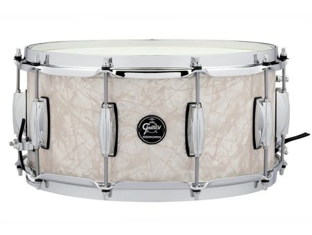 Gretsch Renown Maple 14  x 6.5  Snare Drum in Vintage Pearl Online Hot Sale