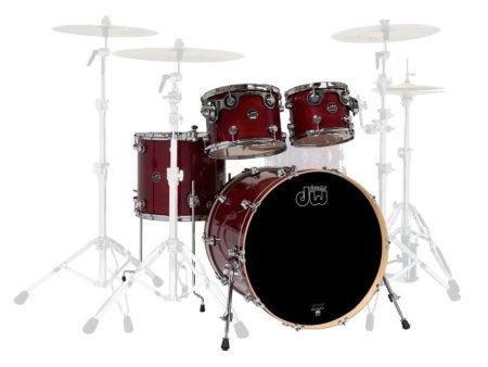 DW Performance Series 20  4-Piece Shell Pack in Cherry Stain Sale