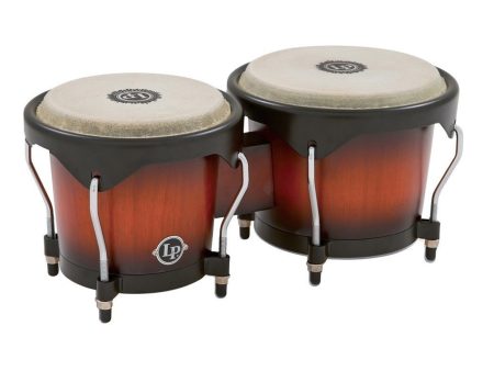 LP City Wood Bongos in Vintage Sunburst For Discount