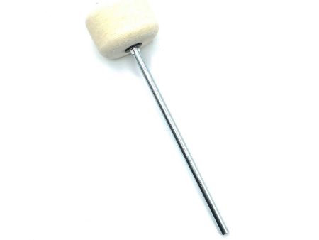 Danmar Bass Drum Pedal Beater - White Felt Chrome Shaft Discount