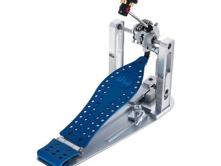 DW Machined Chain Drive Single Pedal Blue Footboard Discount