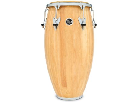 LP Matador Wood 12 1 2  Tumba in Natural Chrome Hardware For Sale