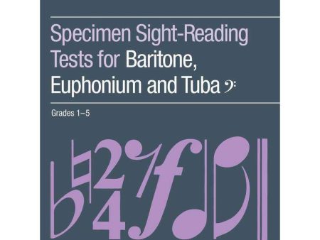 ABRSM Specimen Sight Reading Tests for Baritone Euphonium and Tuba Hot on Sale