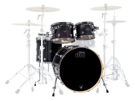 DW Performance Series 20  4-Piece Shell Pack in Ebony Stain Cheap