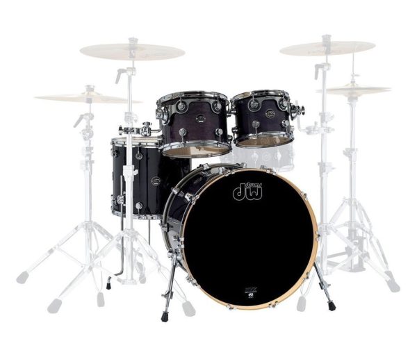 DW Performance Series 20  4-Piece Shell Pack in Ebony Stain Cheap