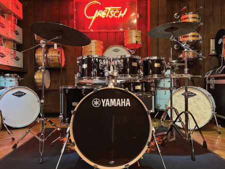 YAMAHA Stage Custom 6-piece Shell Pack in Raven Black (3 Rack Toms) Supply