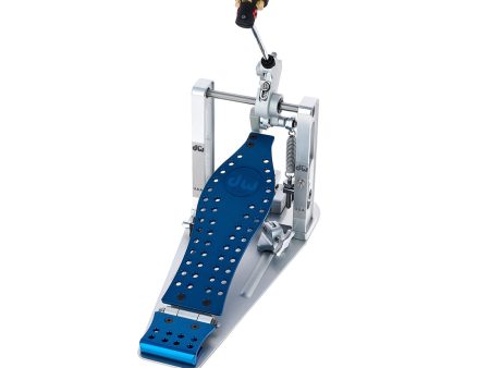 DW Machined Direct Drive Single Pedal Blue Footboard Supply