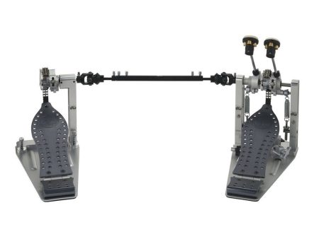 DW Machined Chain Drive Double Pedal Grey Footboard Sale