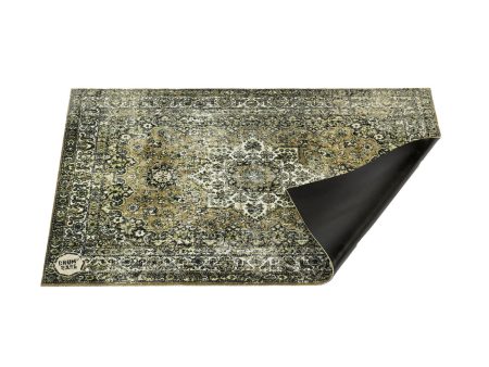 Drum N Base Vintage Persian Stage Rug - Green - 130 x 90cm Cheap