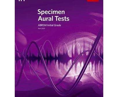 ABRSM Specimen Aural Tests Initial (From 2020) For Discount