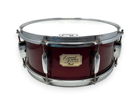 Pre Loved Pearl Export Series Snare Drum 14  x 5.5  In Burgundy Sale